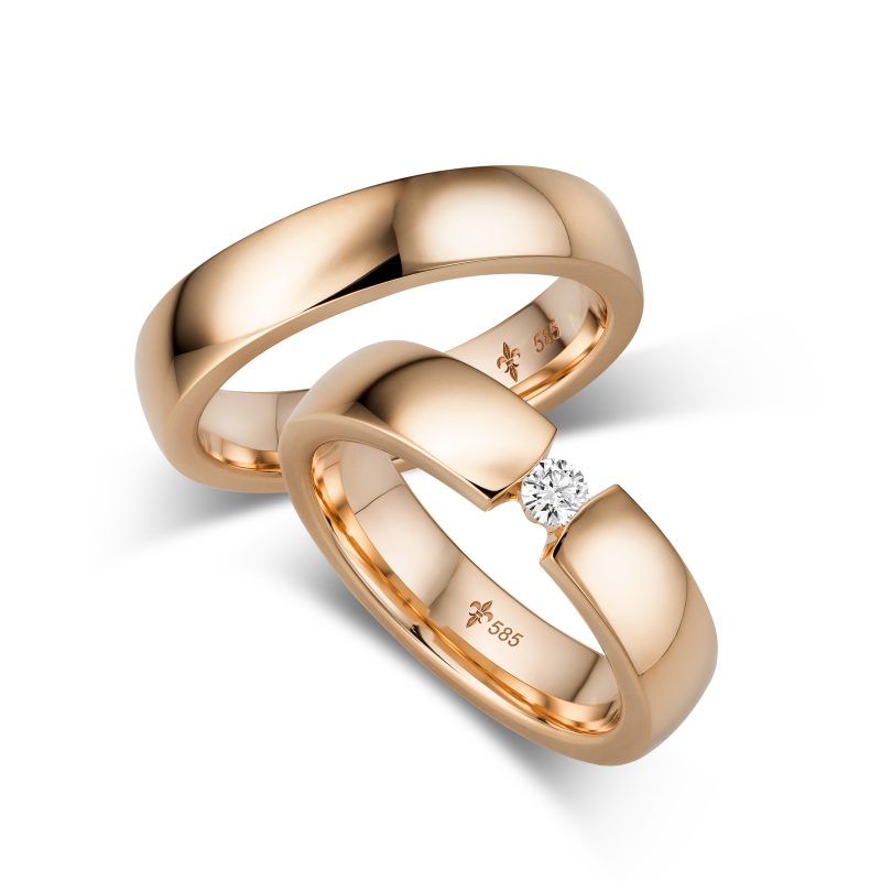 Giloy_tr_29 Trauringe Eheringe Roségold Diamant Brilllant Trauringlounge